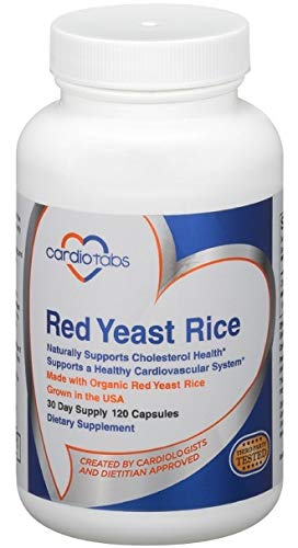 1200 mg Red Yeast Rice Capsules 120 Capsules K178