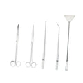 Stainless Steel Aquarium Plant Kit Tweezers Scissors and Spatula K427
