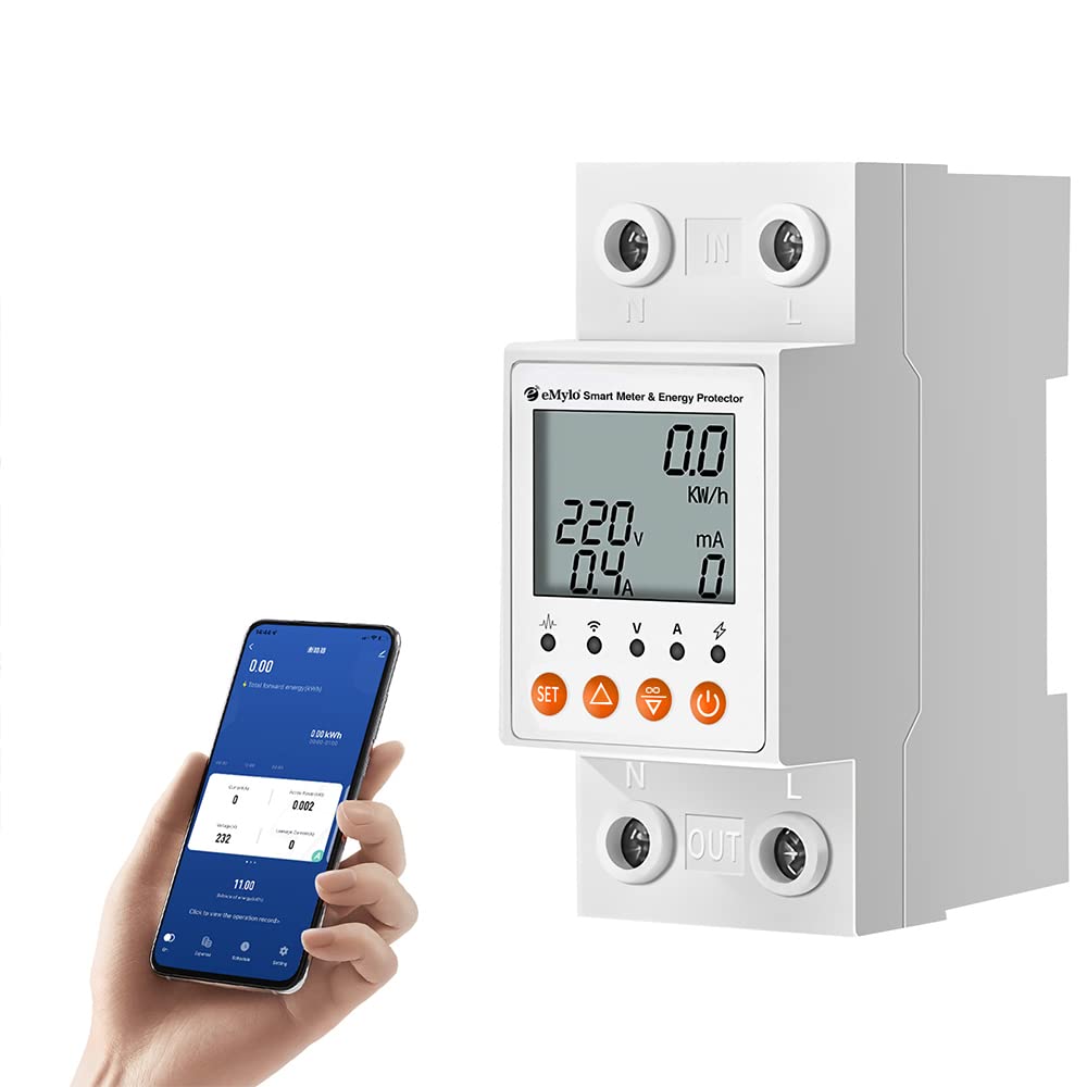 63A Single-Phase WiFi Energy Meter with LCD G217