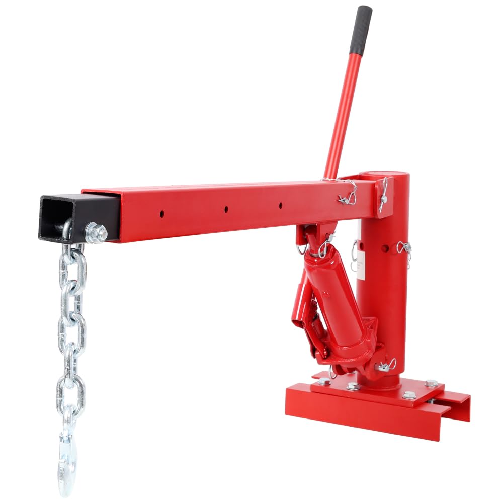 1000lbs Capacity Hydraulic Truck Bed Crane with 360° Swivel Base T56010