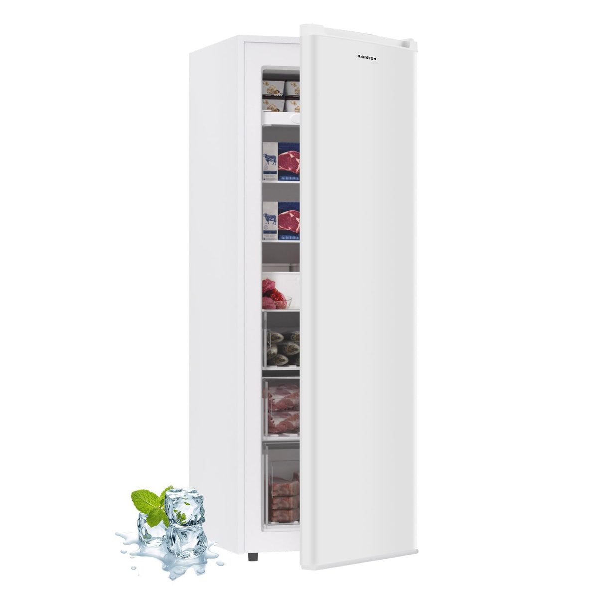 7.0 Cu.ft Convertible Upright Freezer/Refrigerator White D1540