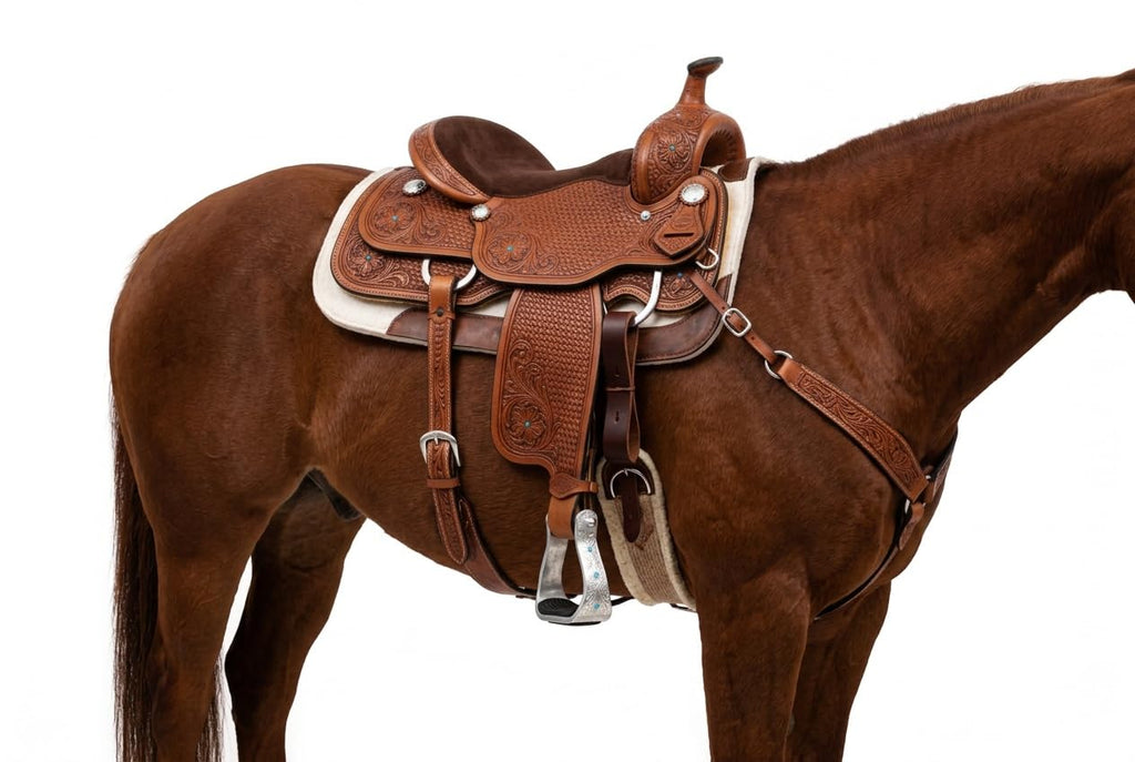 Aluminium Barrel Racing Stirrups with Rhinestones M891716