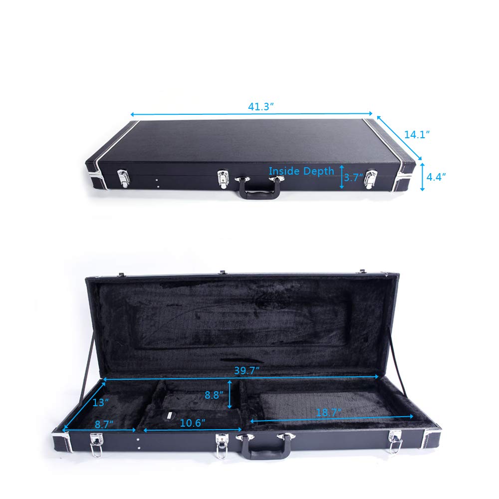 Electric Guitar Hard Case Black G222711