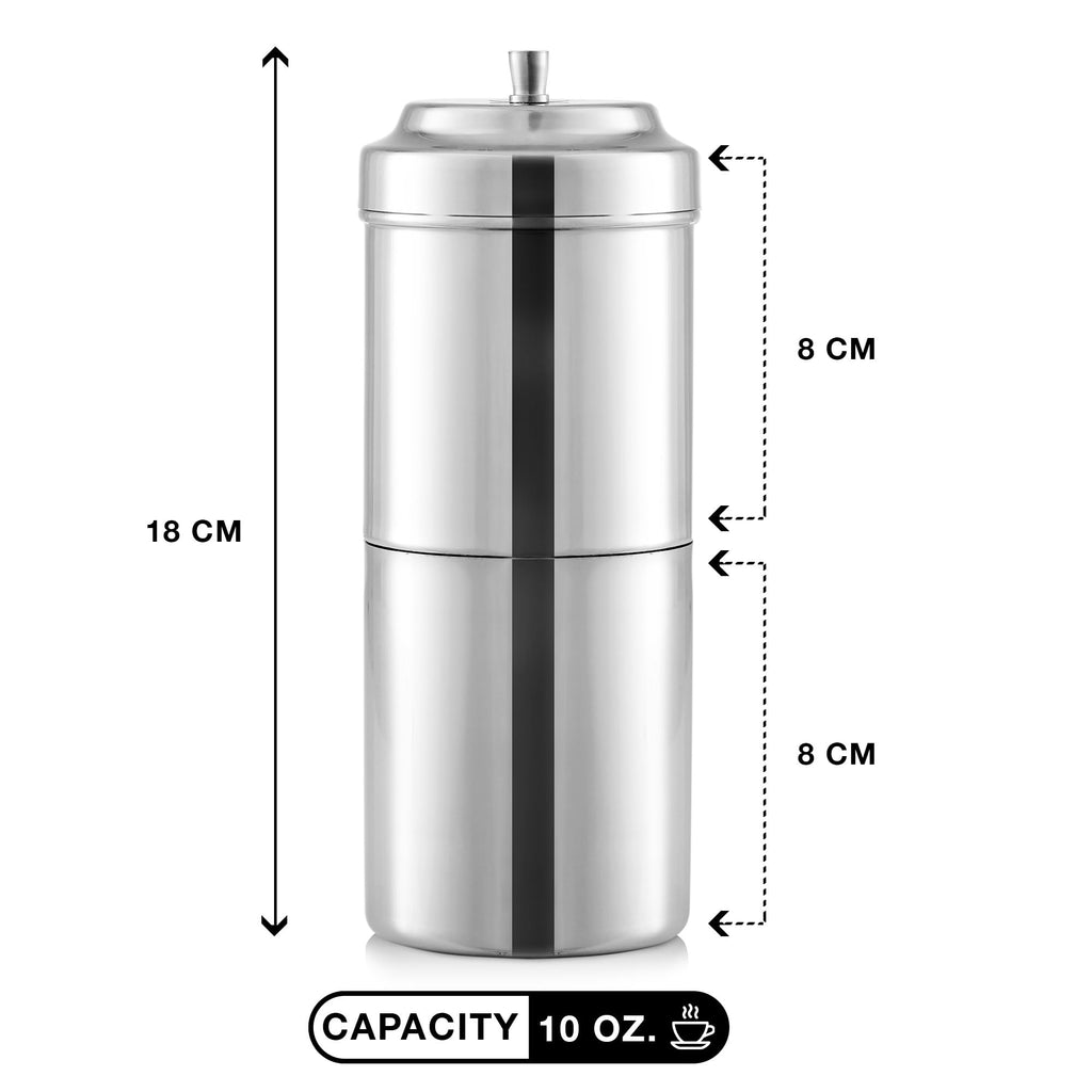 10 oz Stainless Steel Drip Coffee Maker R34322