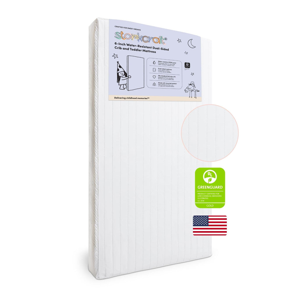 6-Inch Water-Resistant Baby Crib & Toddler Mattress F256995