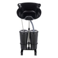 Portable Shampoo Bowl with Electric Pump and 2 Buckets W88920