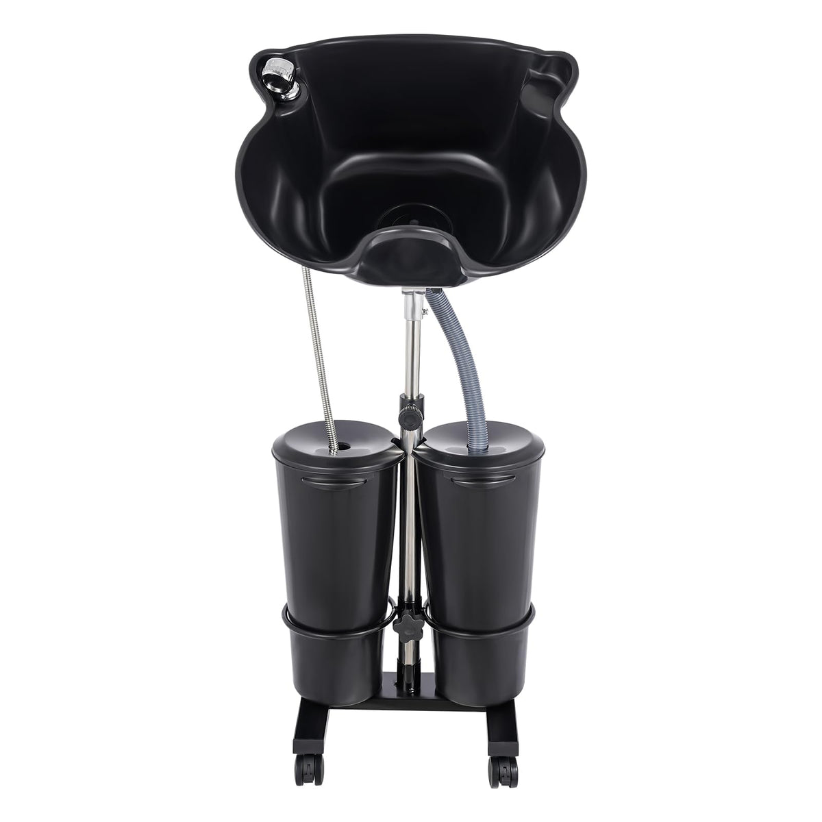 Portable Shampoo Bowl with Electric Pump and 2 Buckets W88920