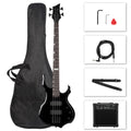 Full Size Flame Design Electric Bass Guitar Kit L97280