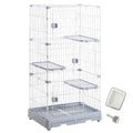 Detachable Metal Wire Cat Enclosure with Litter Box M11265