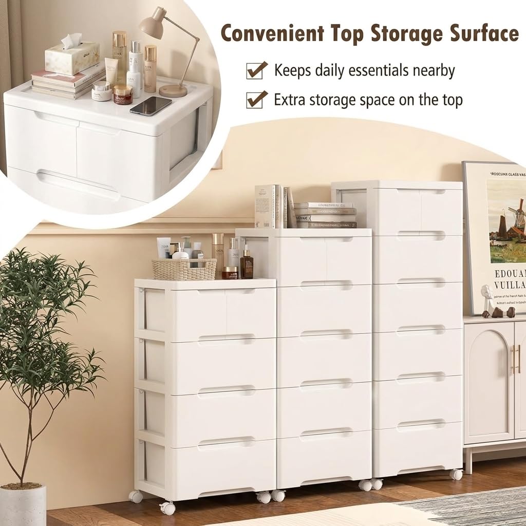 Storage Cabinet with 6 Plastic Drawers J7841