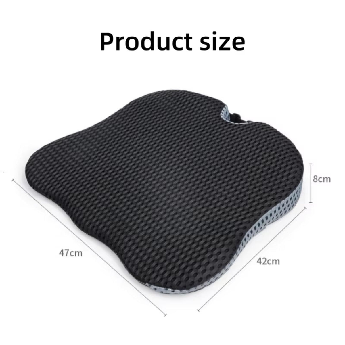 Black Memory Foam Car Seat Booster Cushion N530