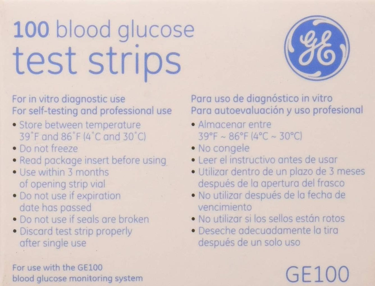 Diabetic Test Strips 100 Count Q8825