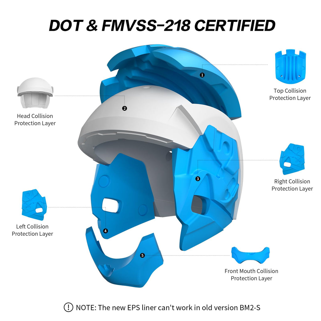 Flip-Up Modular Motorcycle Helmet F2985