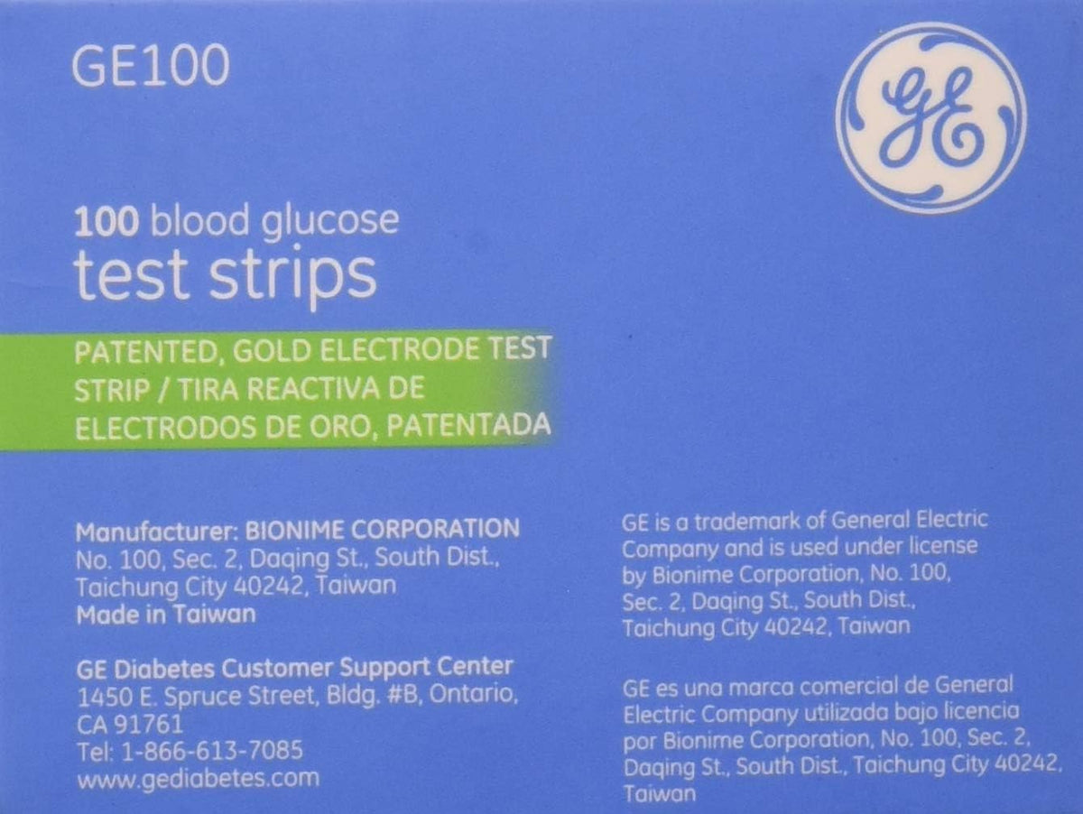 Diabetic Test Strips 100 Count Q8825