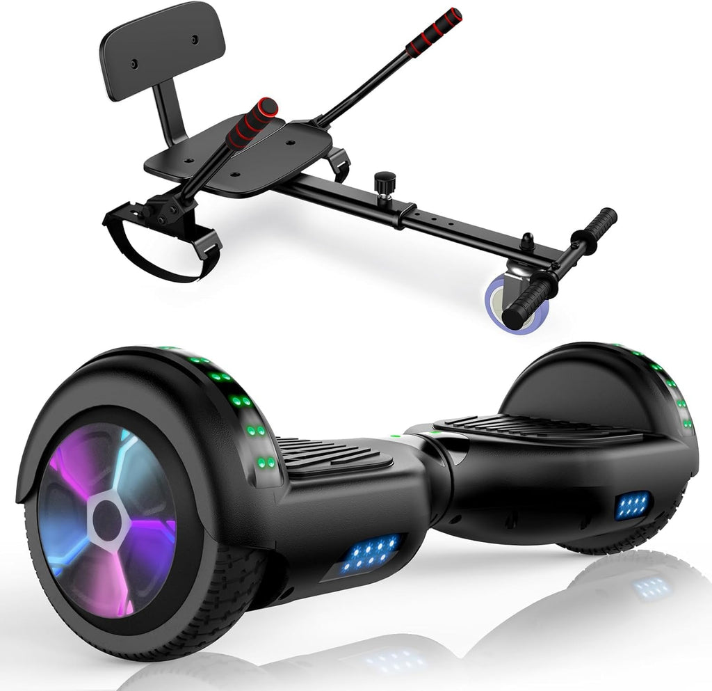 CBD Scooter with LED Lights, 6.5" Wheels, Dual 300W Motor R725