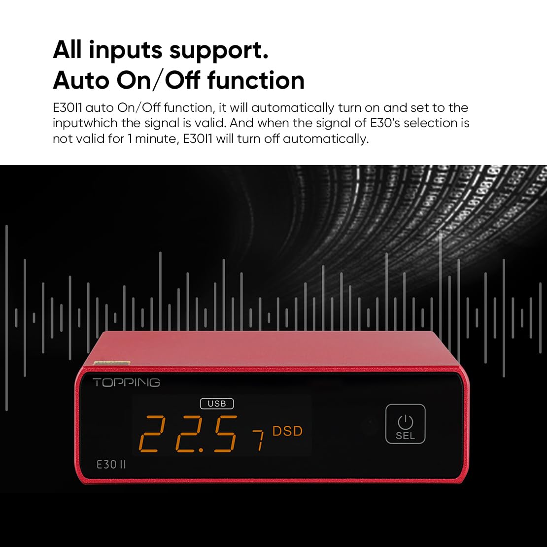 Digital to Analog Audio Converter USB DAC W179601