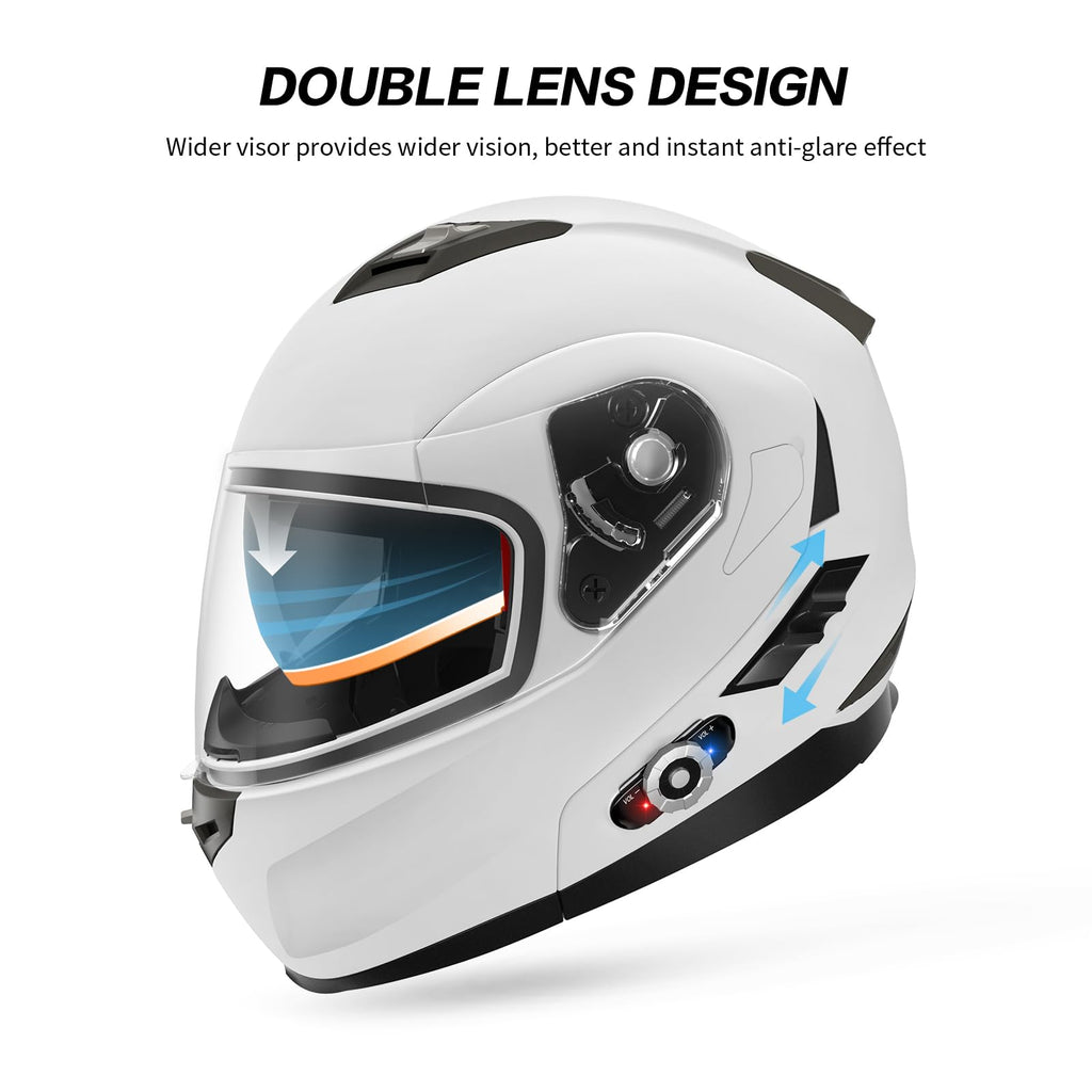 Flip-Up Modular Motorcycle Helmet F2985