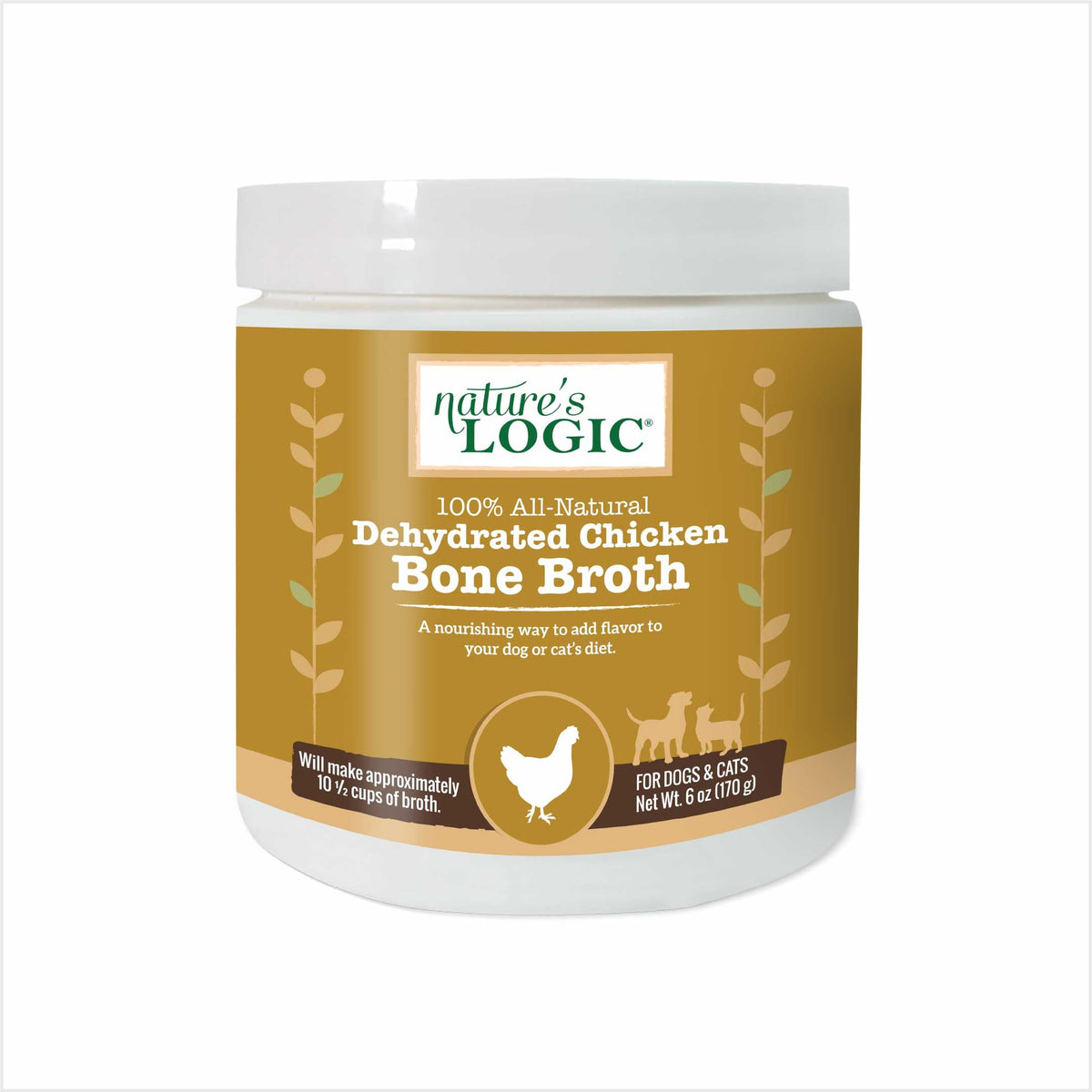 Dehydrated Chicken Bone Broth Powder Dog & Cat Topper 6oz R93660