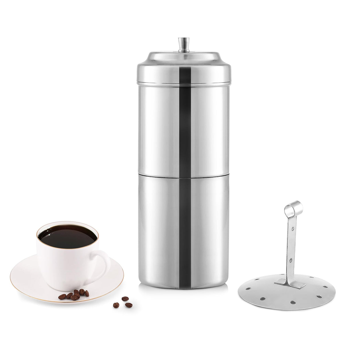 10 oz Stainless Steel Drip Coffee Maker R34322