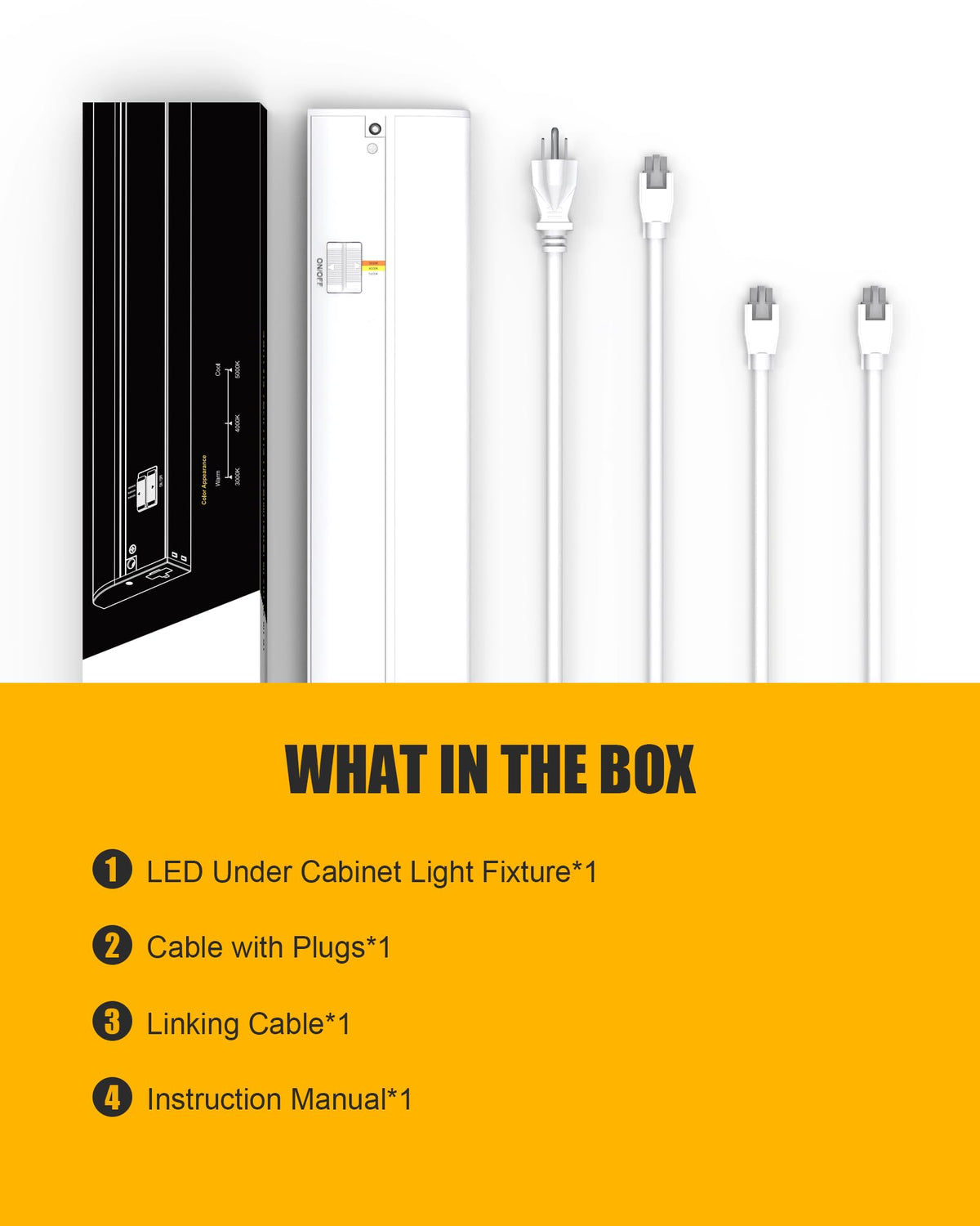 Under Cabinet Lighting with Power Cord Z579