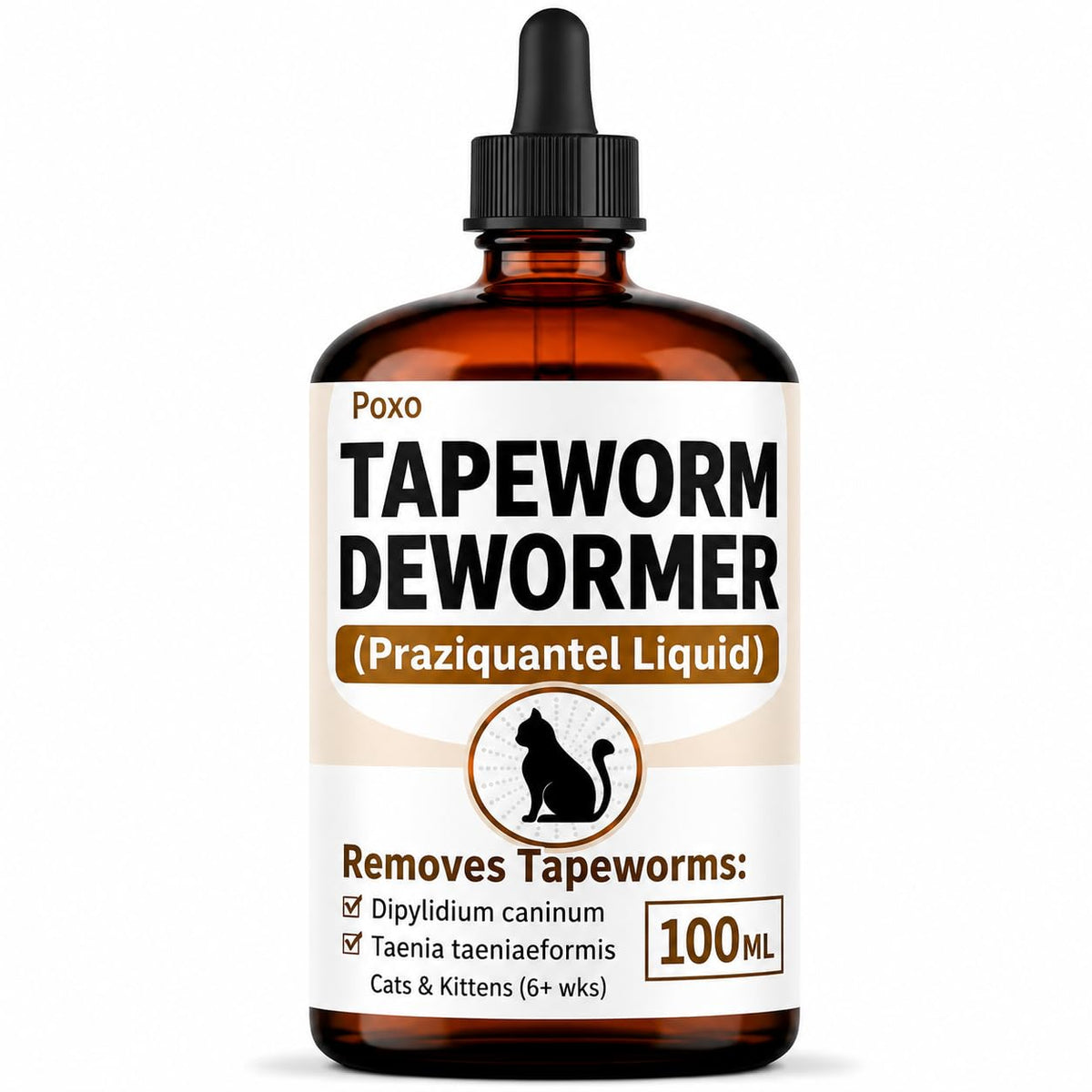 Cat Tapeworm Dewormer Liquid 100 mL A8208