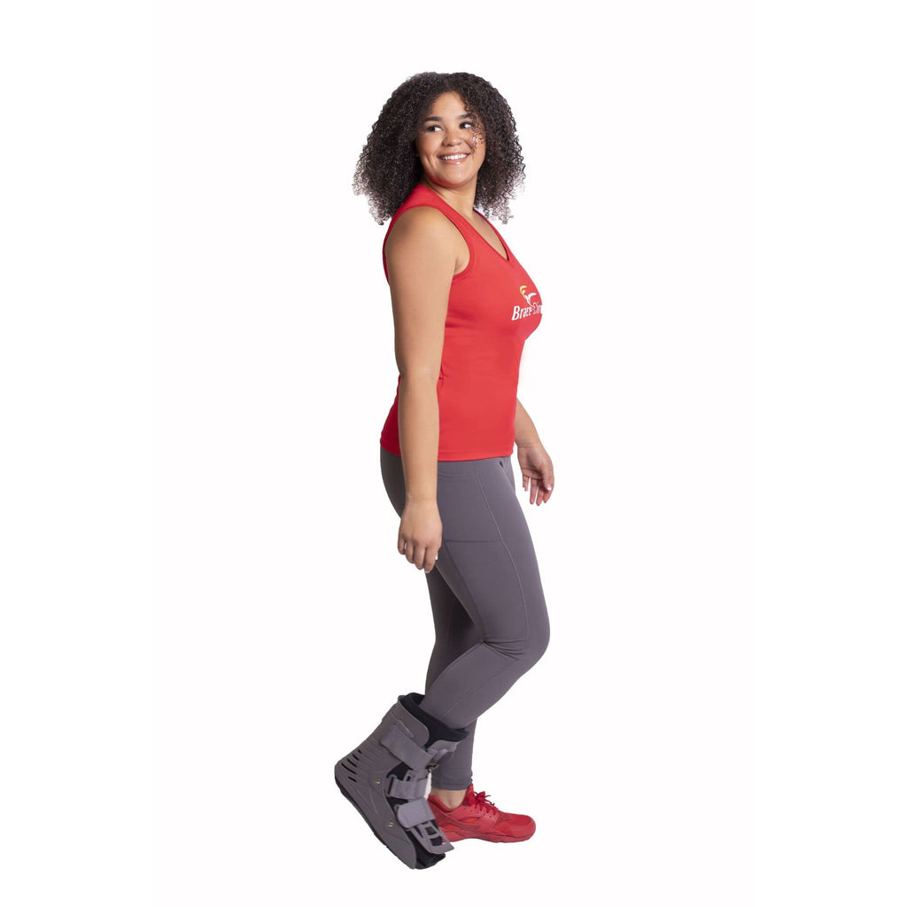 Ultra Light Short Full Shell Walking Boot + Ankle & Foot Reusable Ice Pack I2983