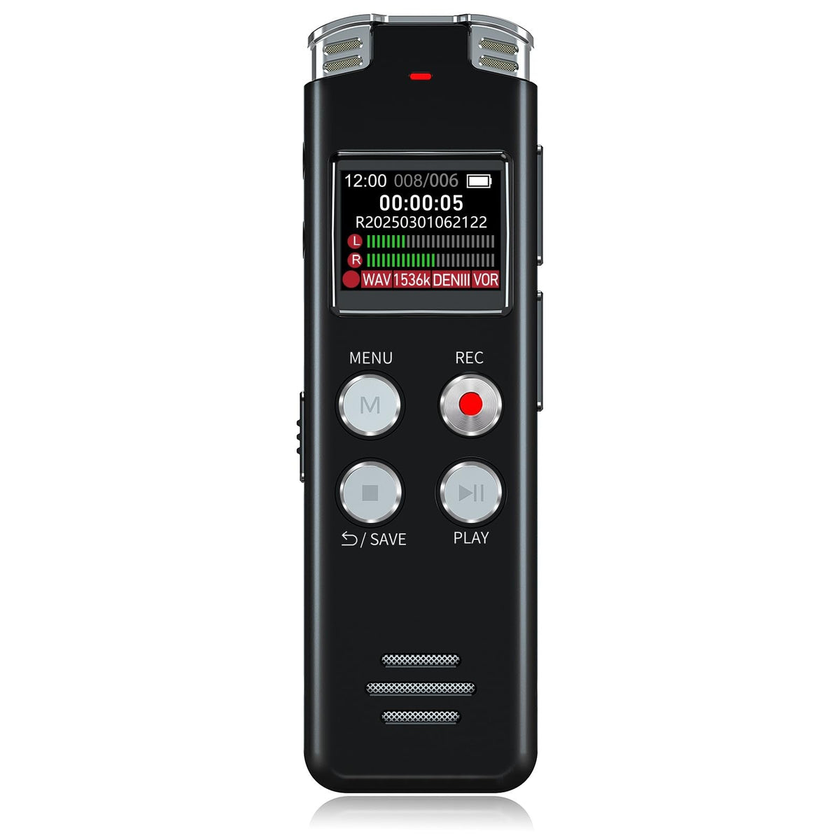 64GB Digital Voice Recorder with Playback K5347