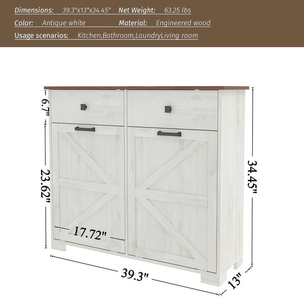 20 Gallon Tilt Out Trash Cabinet V3080