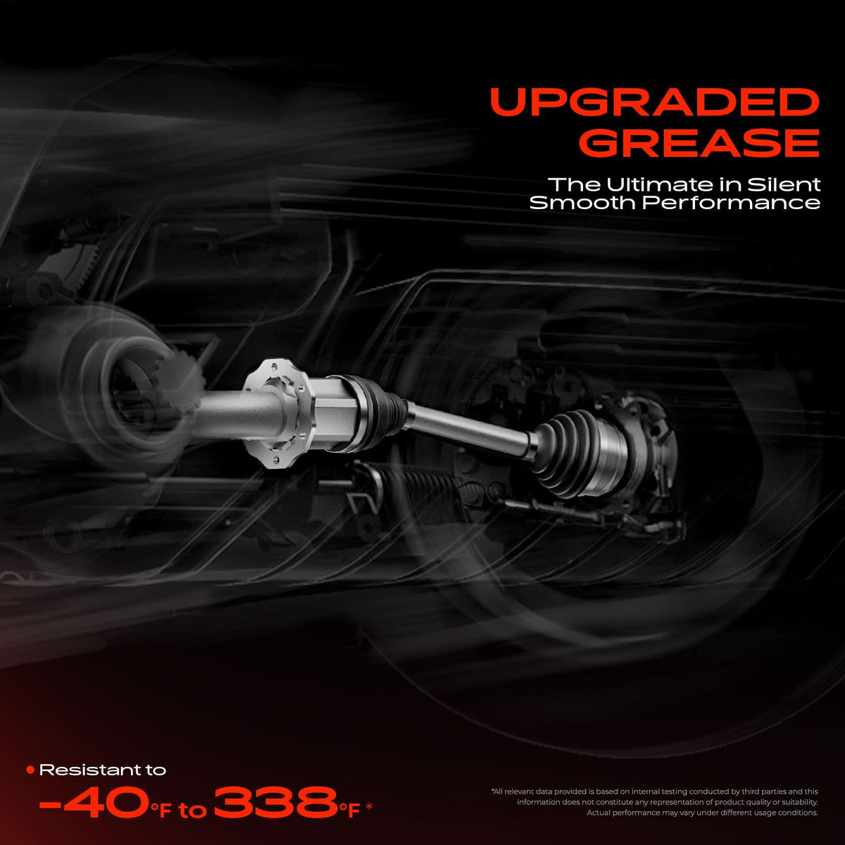 Set of 2 Front CV Axle Shaft Assembly F1365