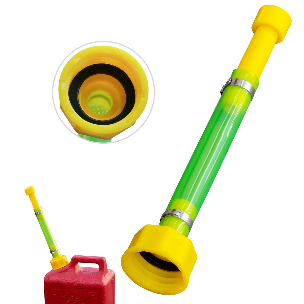 Gas Can Spout Replacement 10 Inch Flexible PVC Nozzle E290