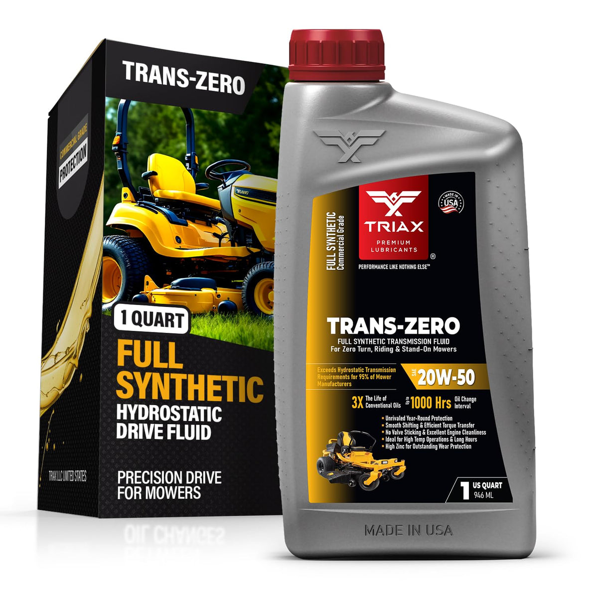 20W-50 Full Synthetic Hydrostatic Transmission Oil 1 Quart M846709