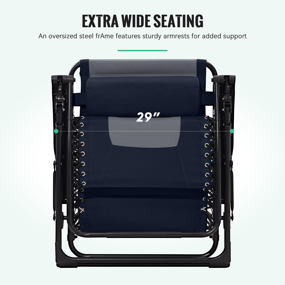 Oversized Zero Gravity Chairs Set of 2 Q2958