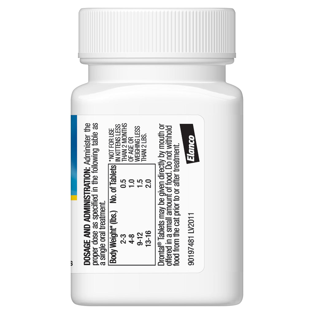 Cat and Kitten Dewormer 50 Tablets J5083