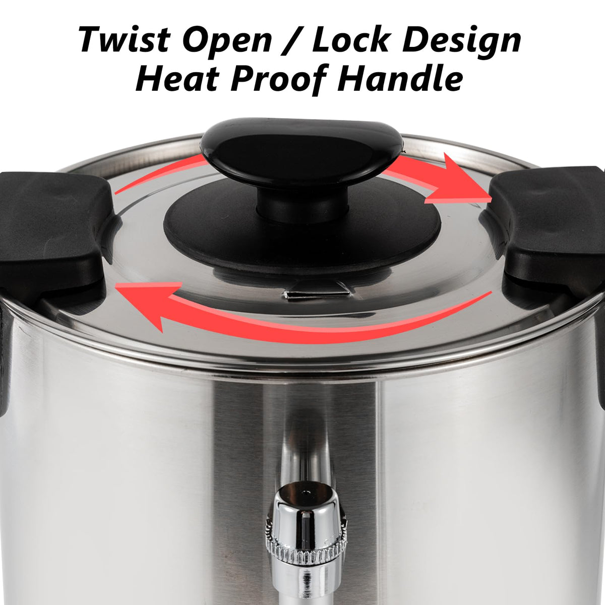 50-Cup Stainless Steel Coffee Urn O8351