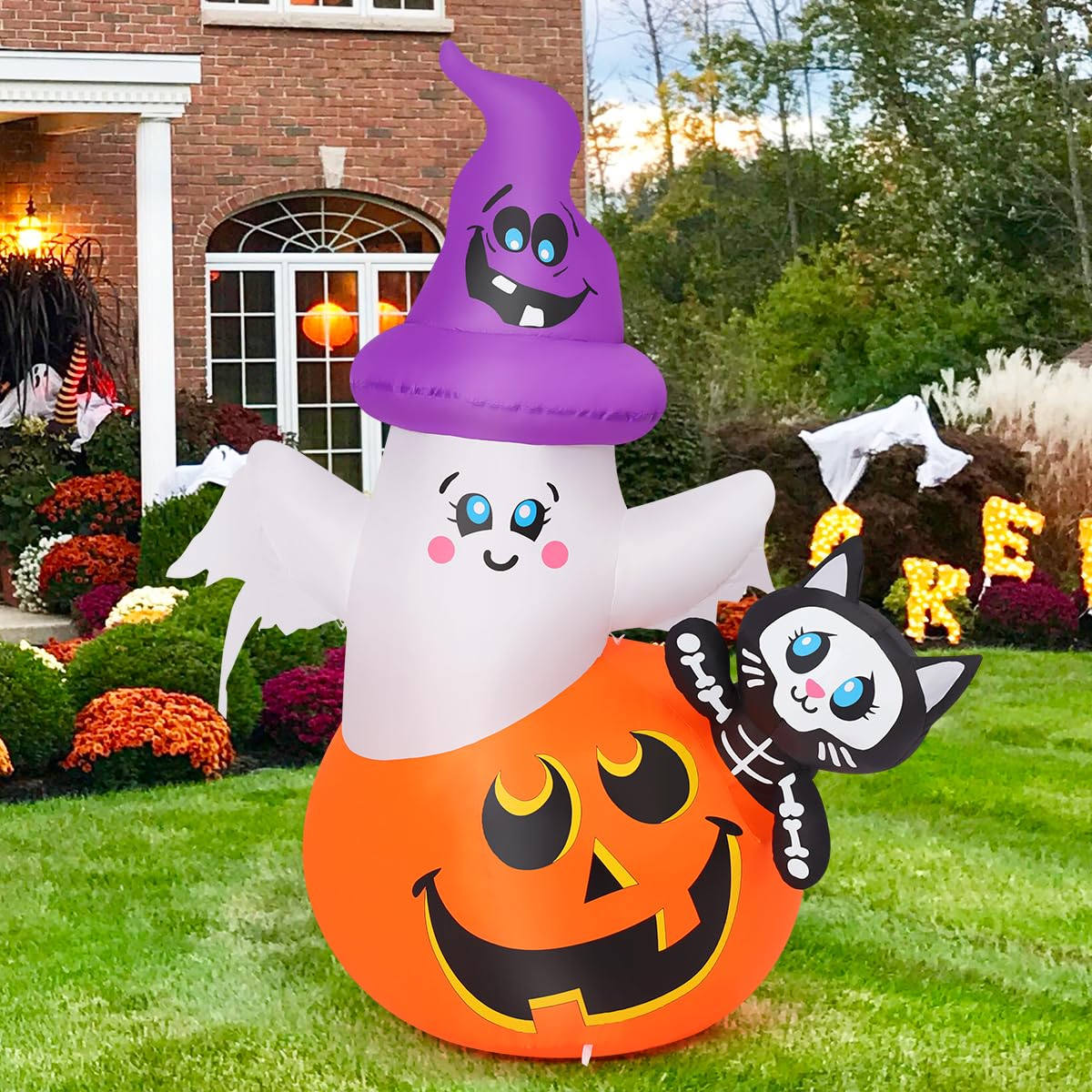 5 FT Halloween Inflatables with Built-in LEDs D724538