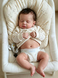 Realistic Silicone Full Body Girl Baby Doll with Hair Z5085