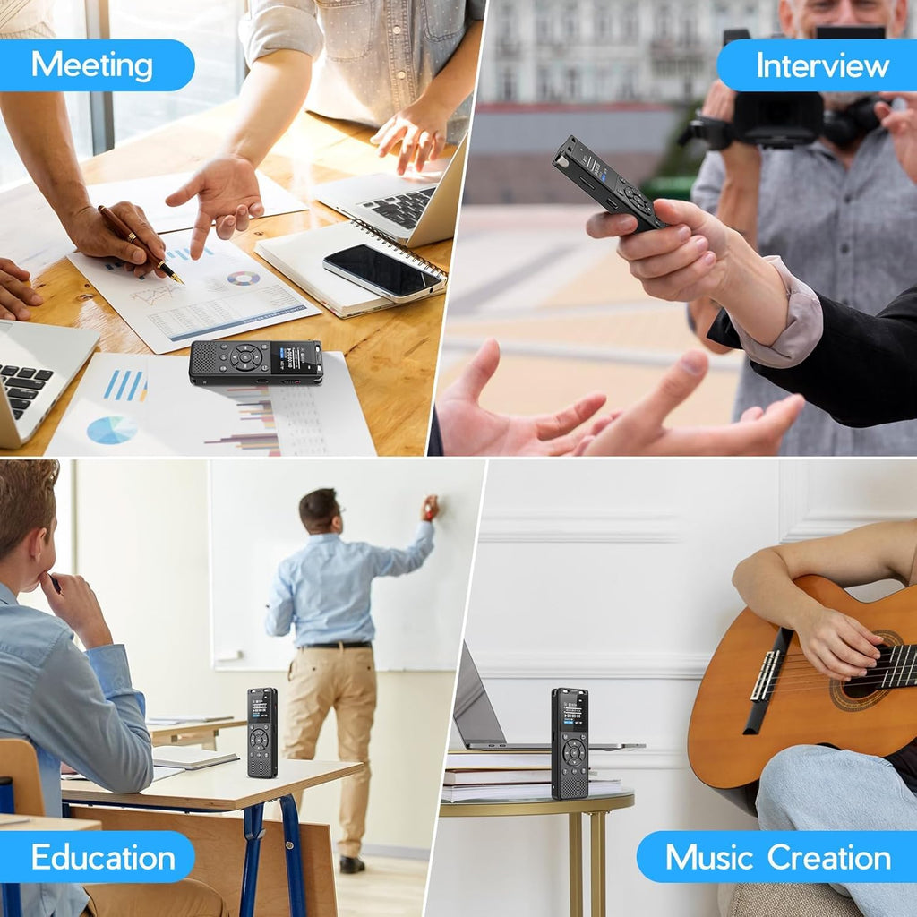 64GB Digital Voice Recorder with Playback Z4420