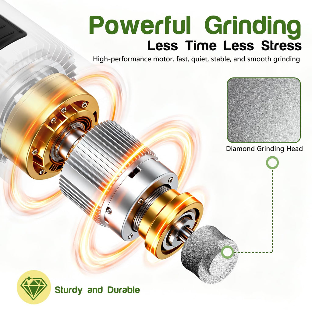 4-Speed Rechargeable Quiet Electric Dog Nail Grinder T766344