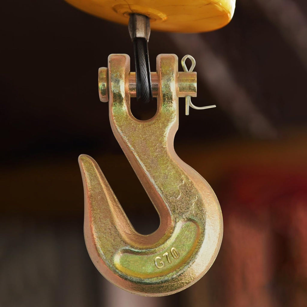 3/8" Grade 70 Clevis Slip Hook 6,600 LBS 10 Pack Y4082