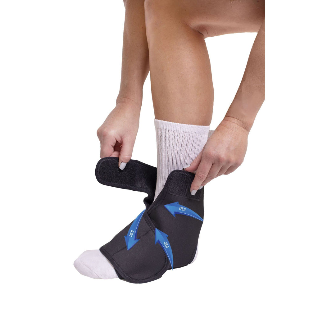 Ultra Light Short Full Shell Walking Boot + Ankle & Foot Reusable Ice Pack I2983