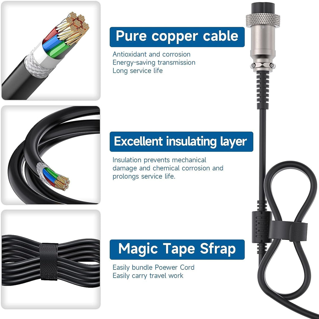 54.6V 2A 3 Prong Scooter Charger for 48V Lithium Battery V944214