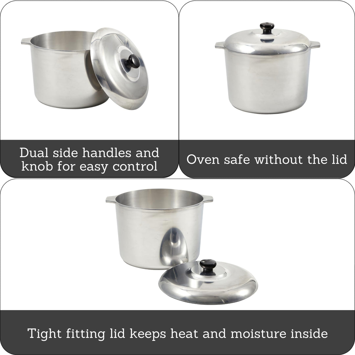 Heavy Duty Aluminum Stock Pot 14 Quart W184778