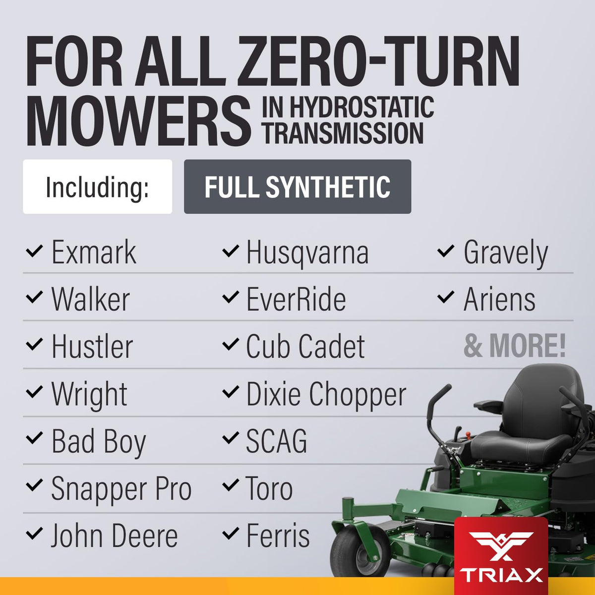 20W-50 Full Synthetic Hydrostatic Transmission Oil 1 Quart M846709