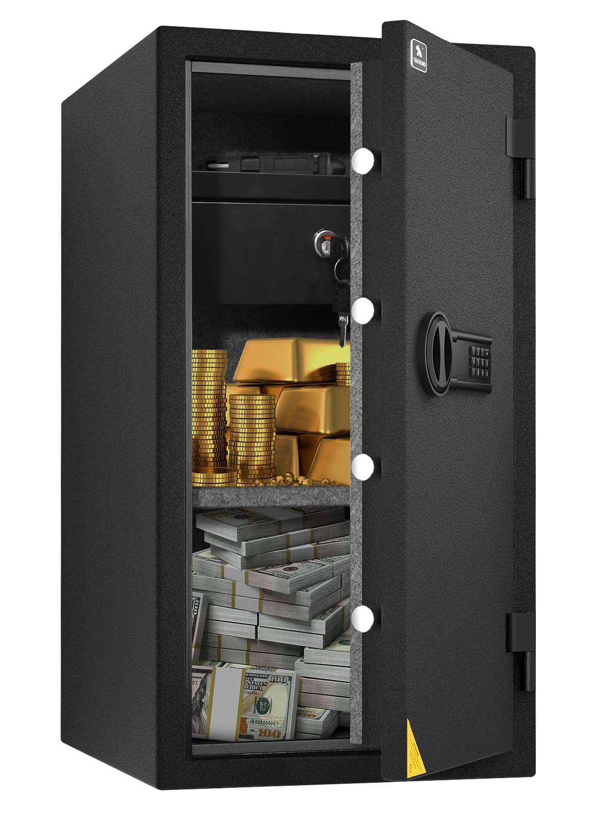 Fireproof Safe Box with Drawer, 3.47 Cu Ft X857