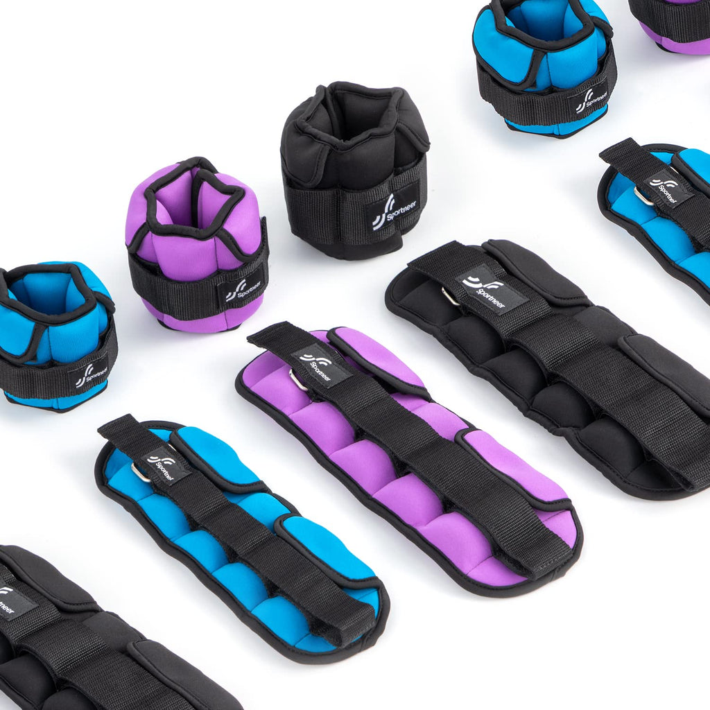 Adjustable Ankle Weights with Removable Weights J765