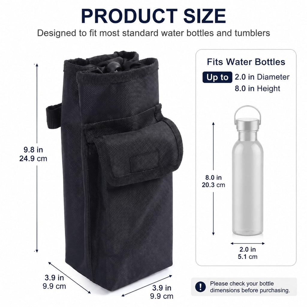 Water Bottle Holder with Phone Pocket B228