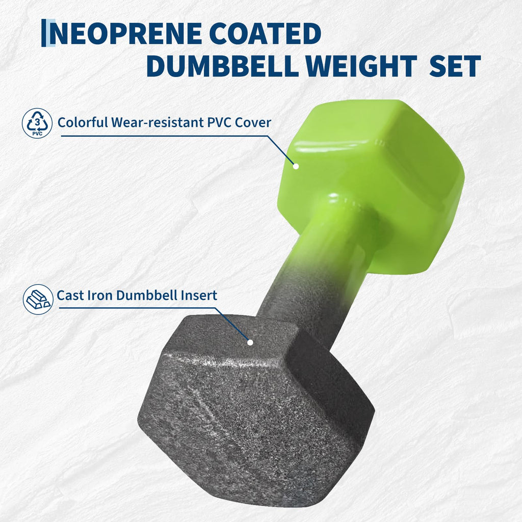 Neoprene Coated Dumbbell Set Q81473