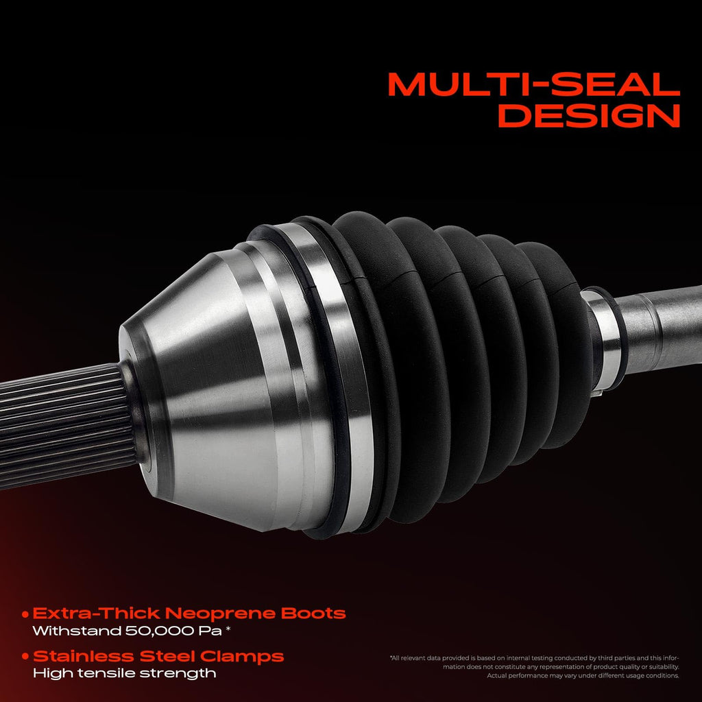 Set of 2 Front CV Axle Shaft Assembly F1365