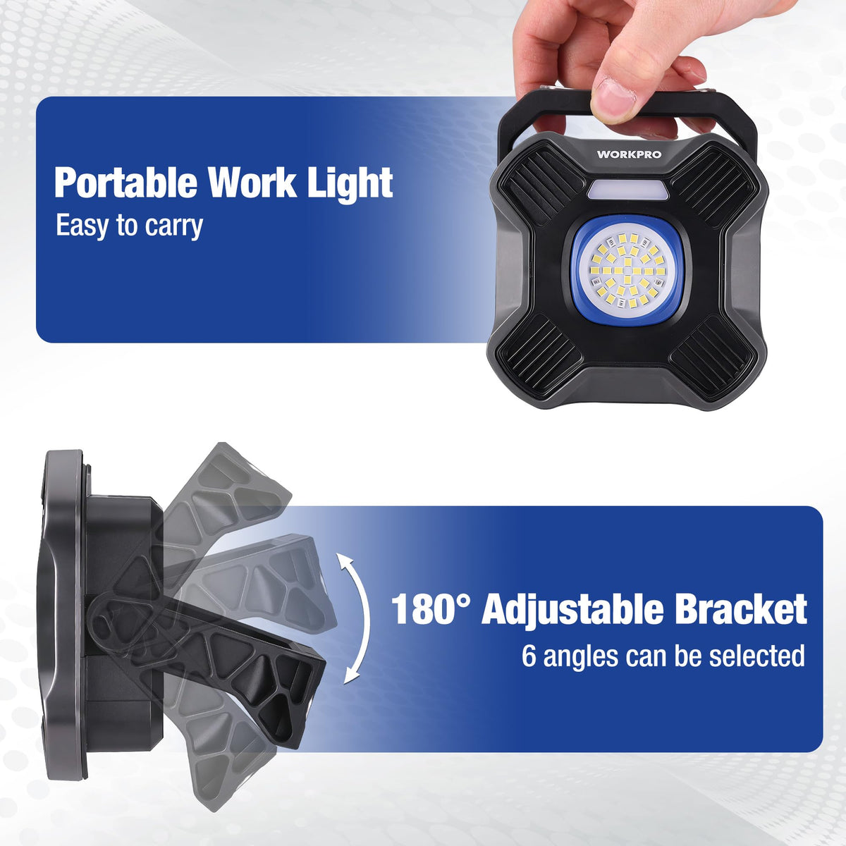 Magnetic Rechargeable LED Work Light P38401