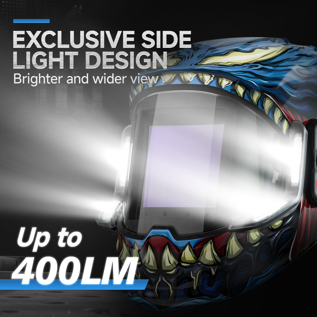 Auto Darkening Welding Helmet with Light E832